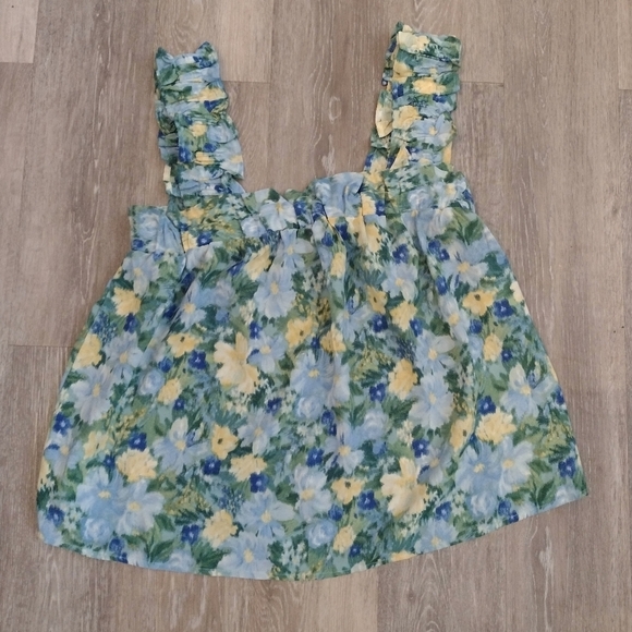 Floral Blu Pepper Blouse - Picture 2 of 4